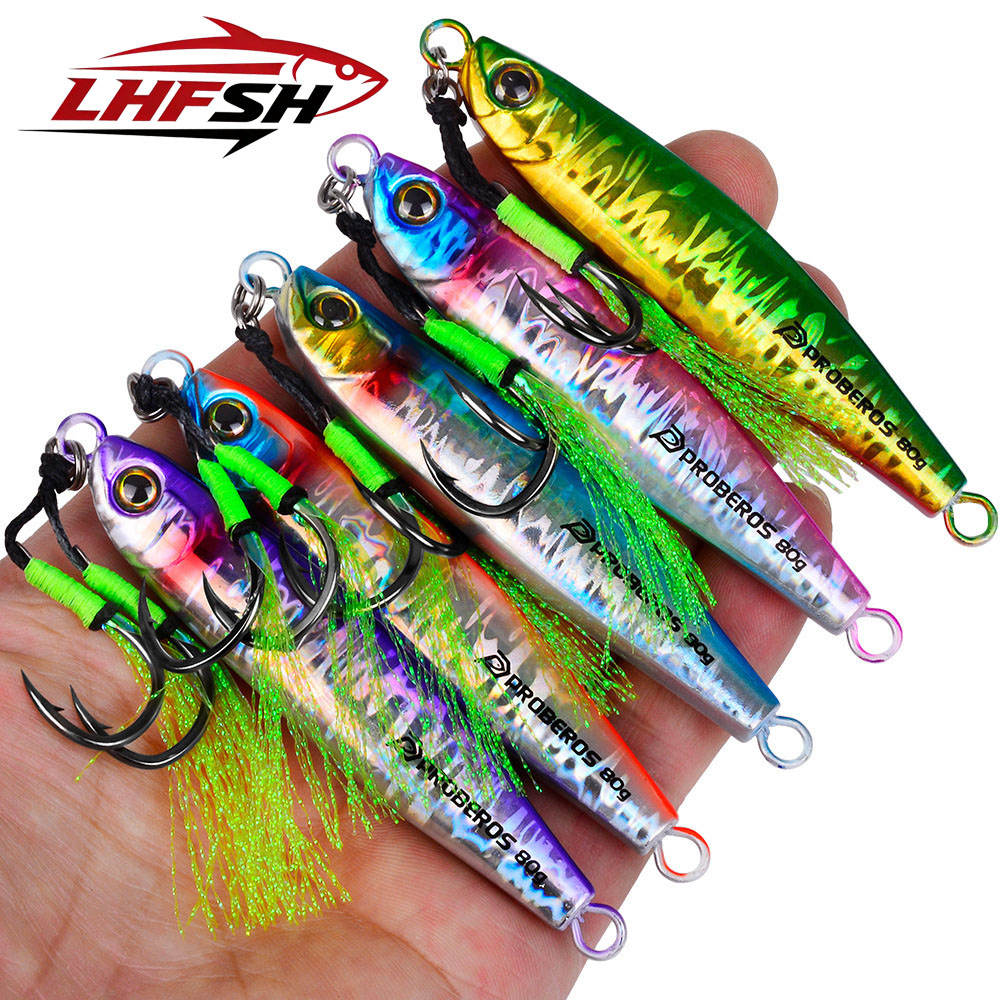 Jigger Double Sided - LHFSH 35g-80g Weitwurf-Metall-Jig-Köder, schnell sinkender Bleiköder