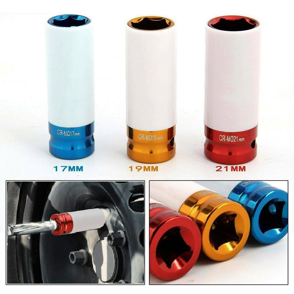 Home Bar Supplies - 1Pc Metall Buchse 17mm/19mm/21mm Steckschlüssel 1/2