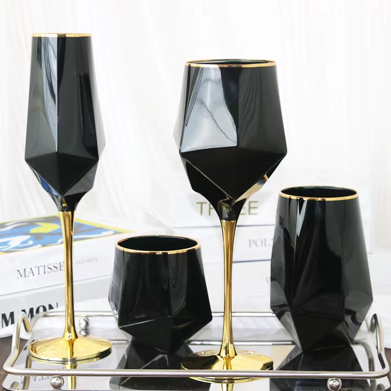 Highball Glass Set - 23-Unzen Black Blind Tasting Phnom Penh