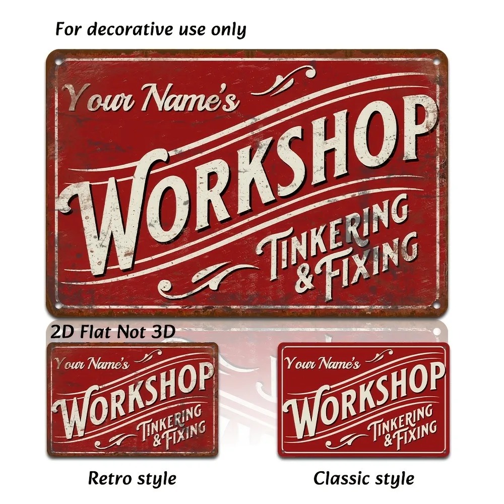 Home Bar Cafe - Individuelles Metallschild Nur Dekoration Vintage Wandkunst