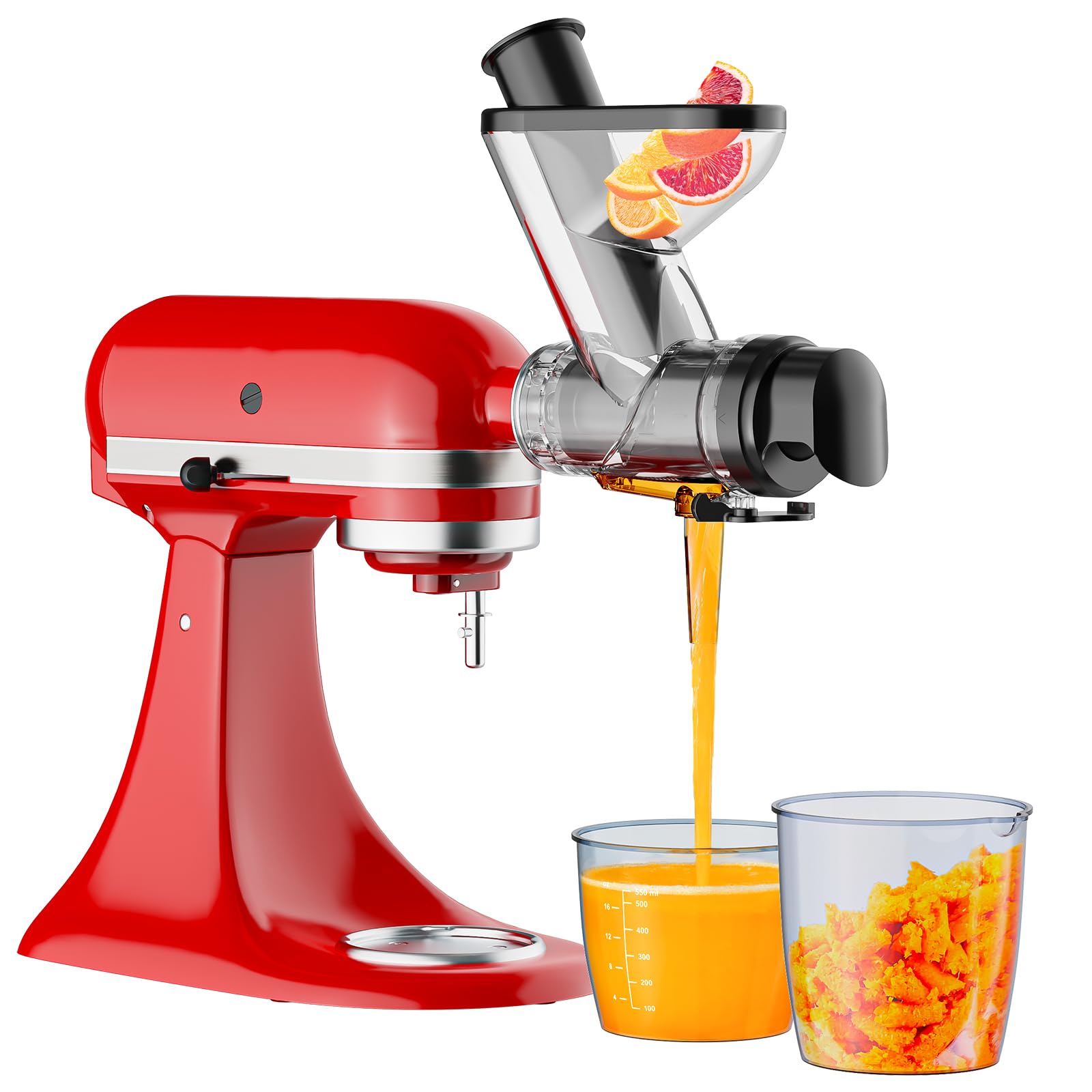 Citrus Juicer Bar - Zerkleinerungs-Aufsatz für KitchenAid Standmixer, Langsam-Kaltpress-Entsafter mit