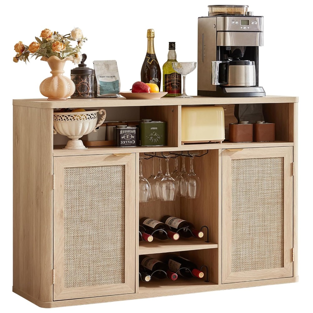 Rattan-Weinschrank mit 2 Türen – Home Bar And Cabinet Bewertung und Preis