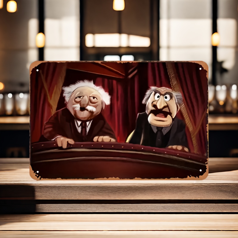 Statler & Waldorf Vintage-Wand – Home Bar Cafe Bewertung und Preis