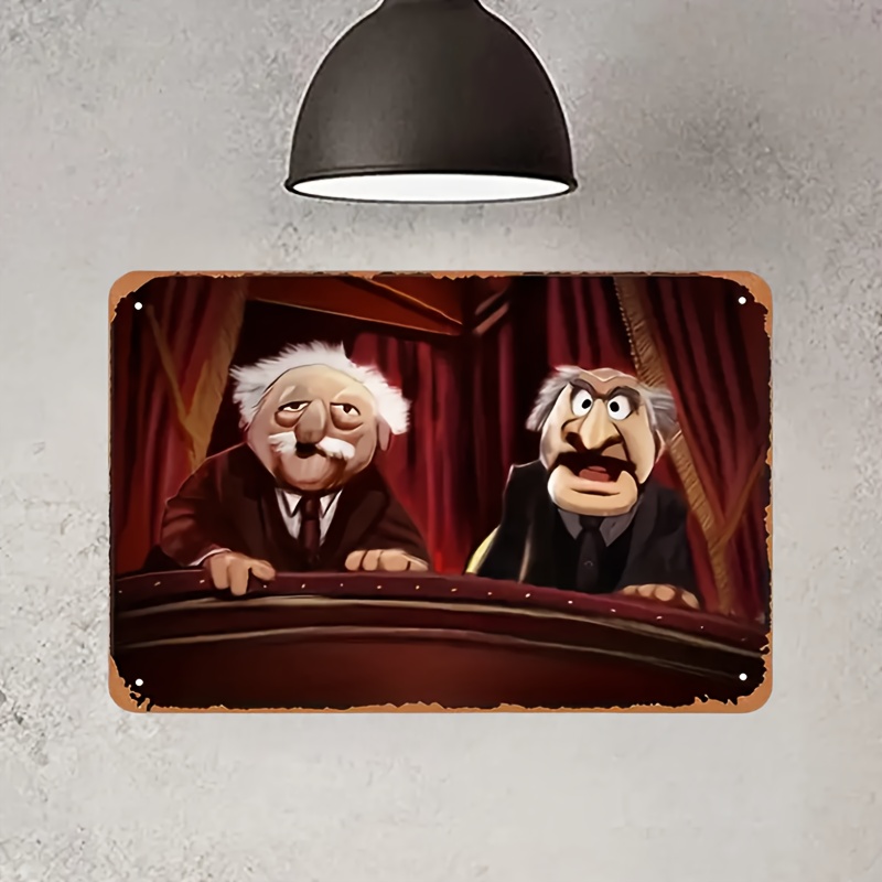 Statler & Waldorf Vintage-Wand – Home Bar Cafe Bewertung und Preis