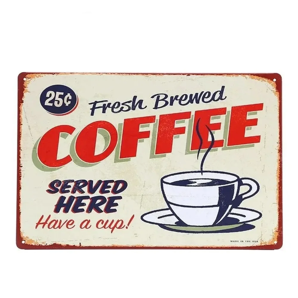 Metallschilder mit Kaffee-Moti – Home Bar And Coffee Bewertung und Preis