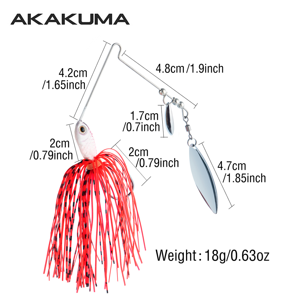4 Stück 18g Spinnerbait Angelk – Jigger Double Sided Bewertung und Preis