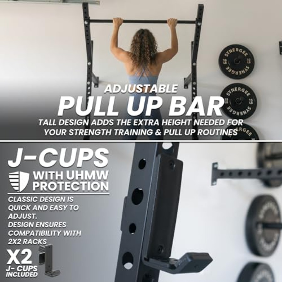 Wandmontiertes Squat-Rack für  – Home Bar And Gym Bewertung und Preis