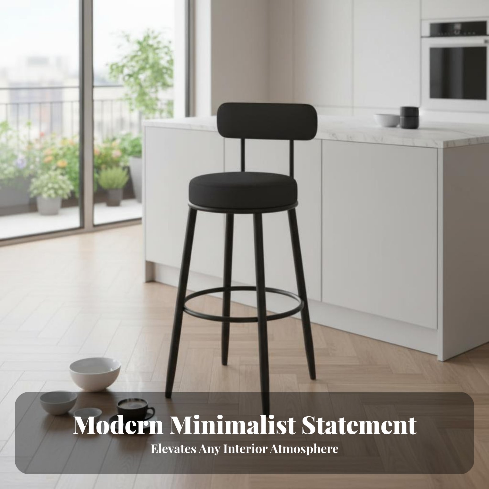 Gepolsterter Hocker mit niedri – Home Bar Seating Bewertung und Preis