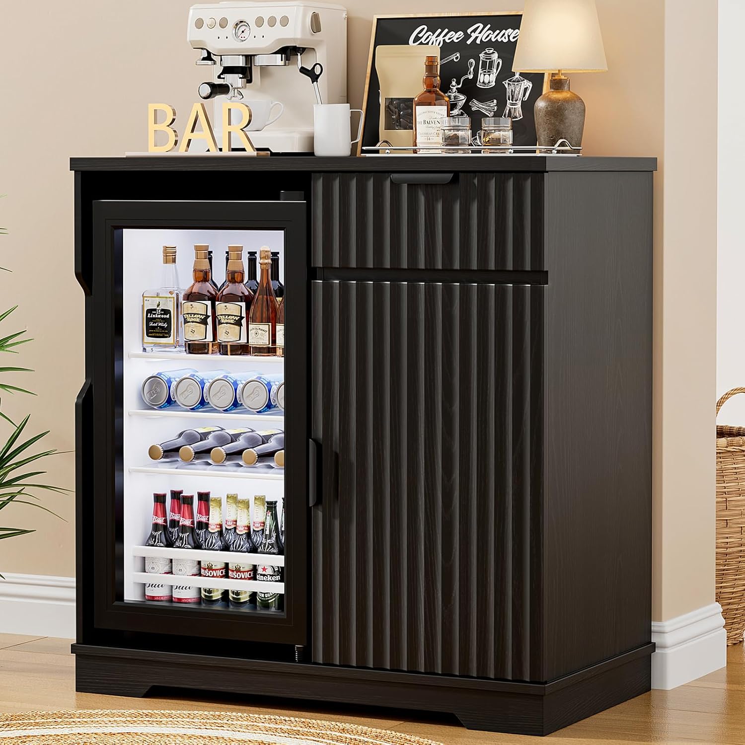 Gerillter Kaffeebar-Schrank mi – Home Bar And Cabinet Bewertung und Preis
