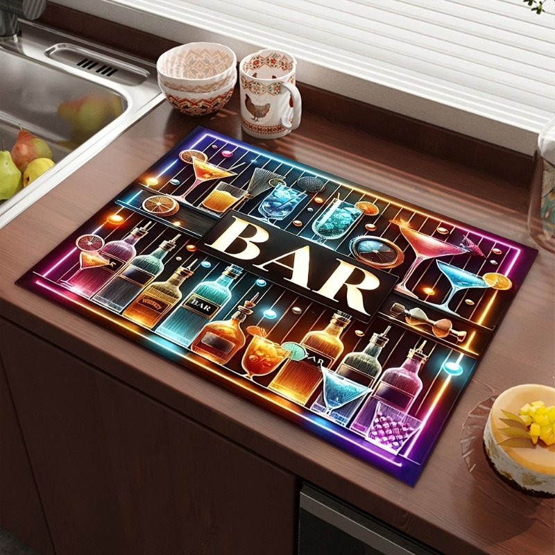 Kaffeebar-Trockenmatte aus Dia – Bar Mat Rubber Bewertung und Preis