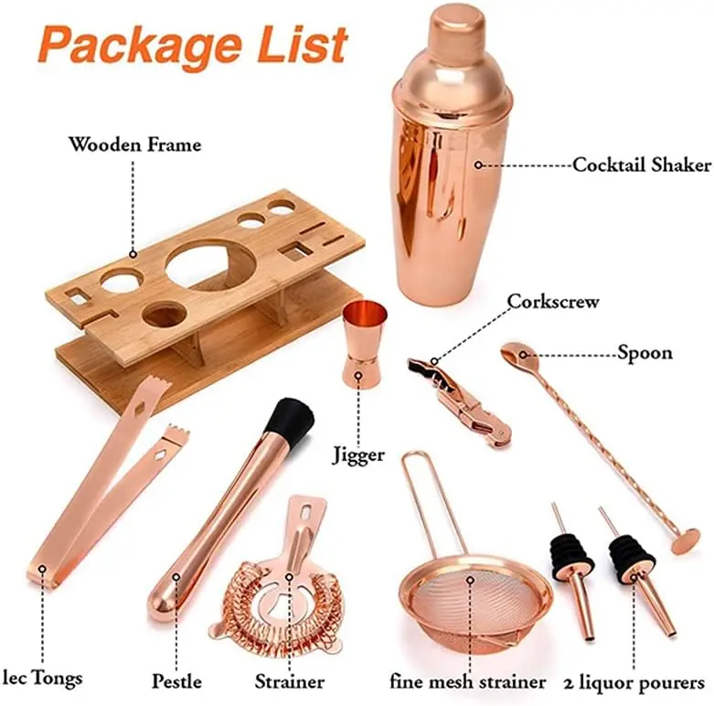Barkeeper-Set 12-teiliges Bost – Boston Shaker Set Bewertung und Preis