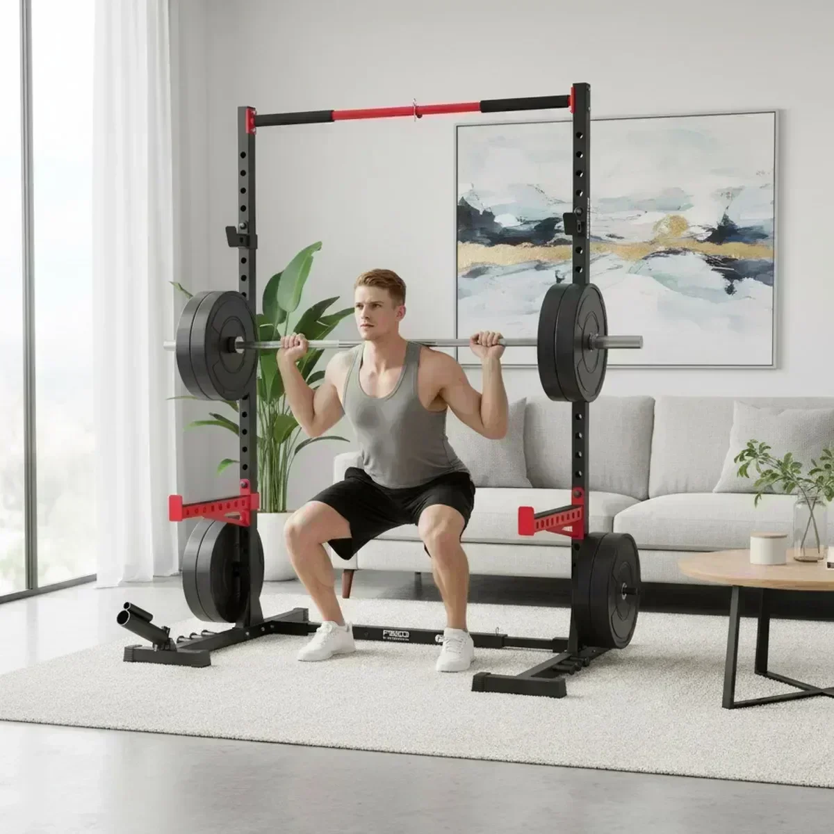 Verstellbares Home-Gym-Kniebeu – Home Bar And Gym Bewertung und Preis
