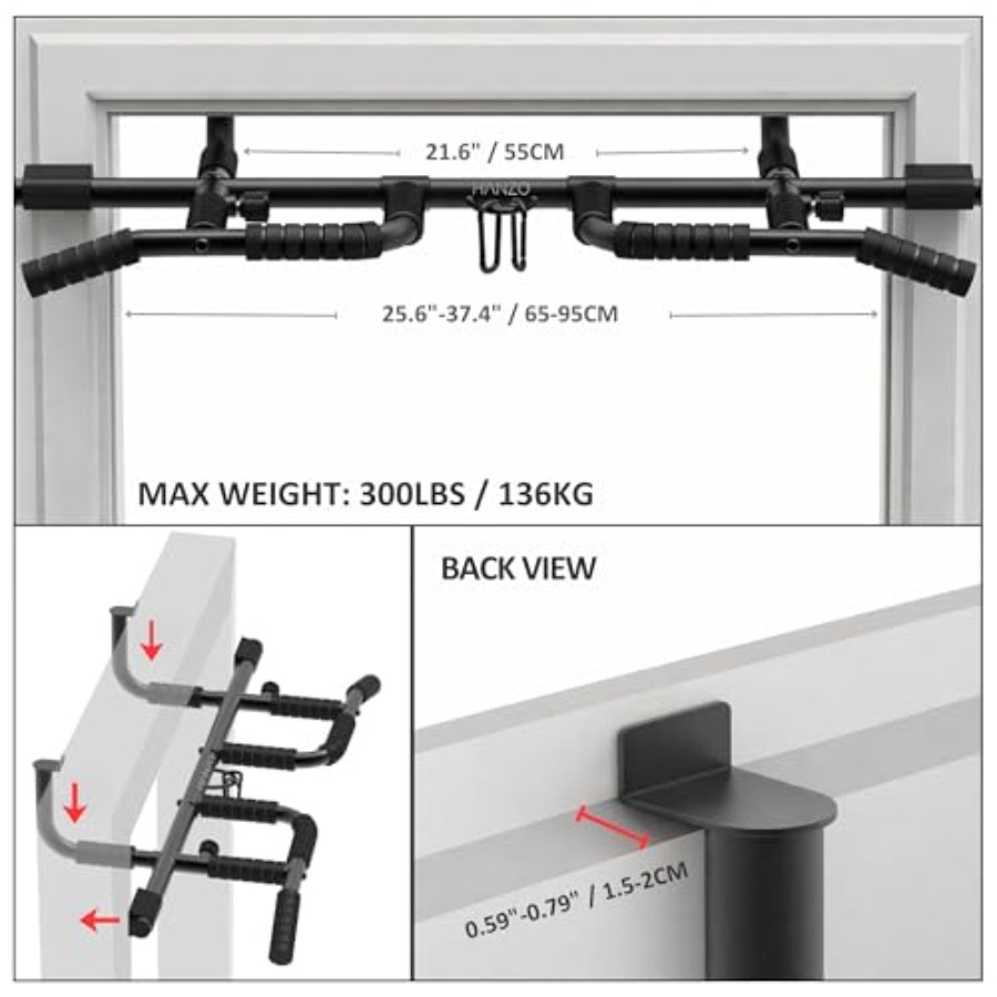 Türklimmzugstange-Set mit Aufh – Home Bar And Gym Bewertung und Preis