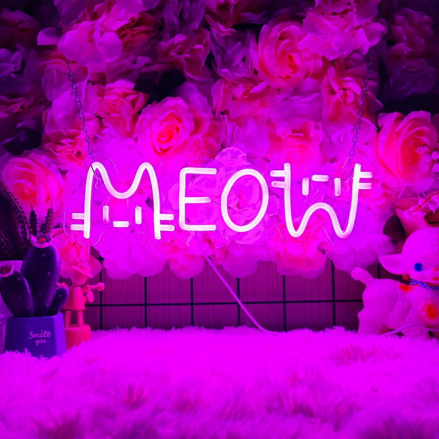 Miau Neon-Schild Katze USB-bet – Home Bar Cafe Bewertung und Preis
