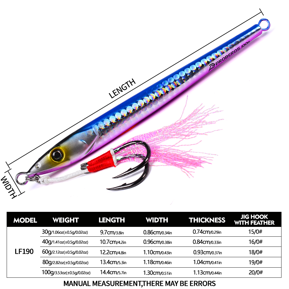PROBEROS 30-100g Schnell sinke – Jigger Double Sided Bewertung und Preis