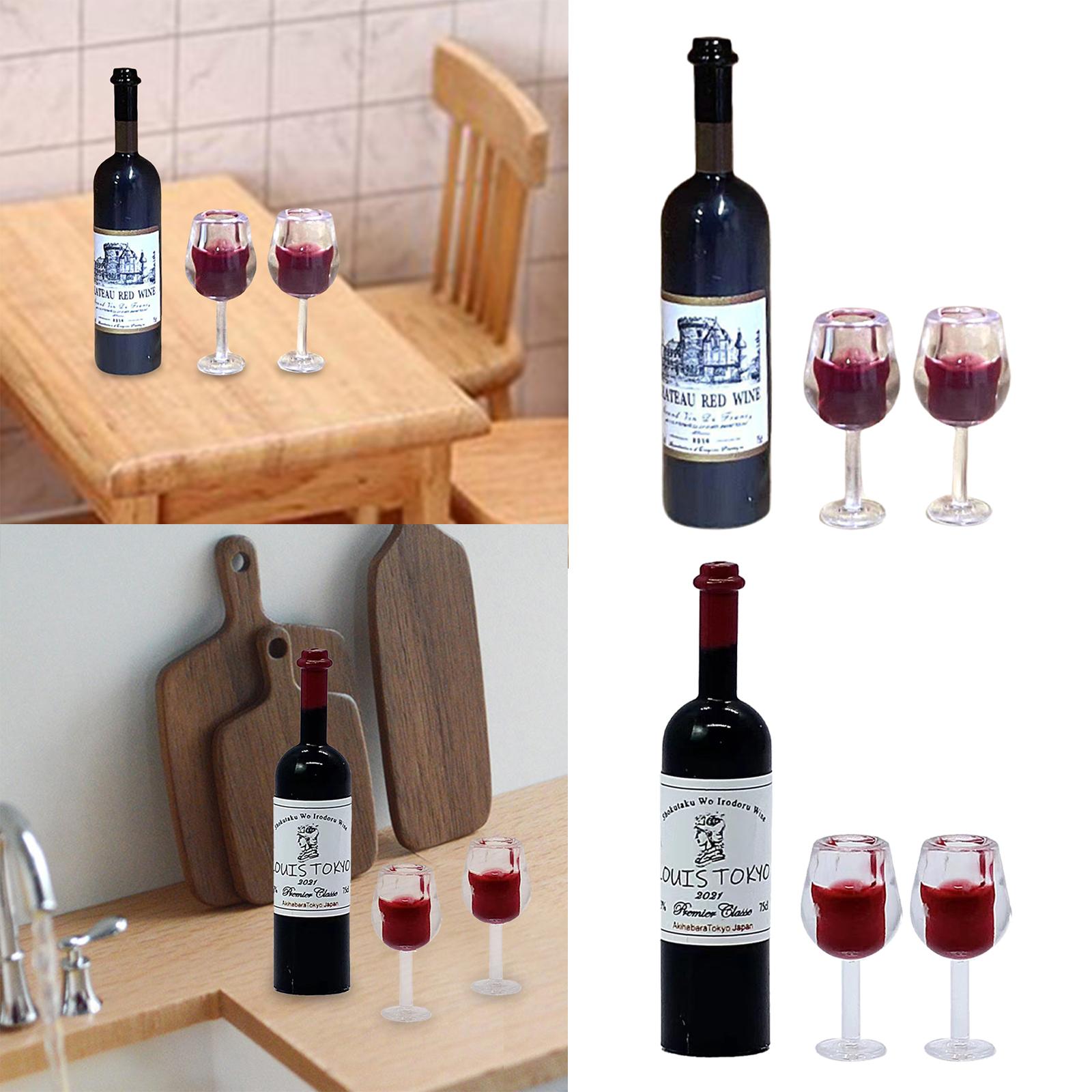 Puppenhaus-Weinflaschenbecher  – Home Bar Supplies Bewertung und Preis