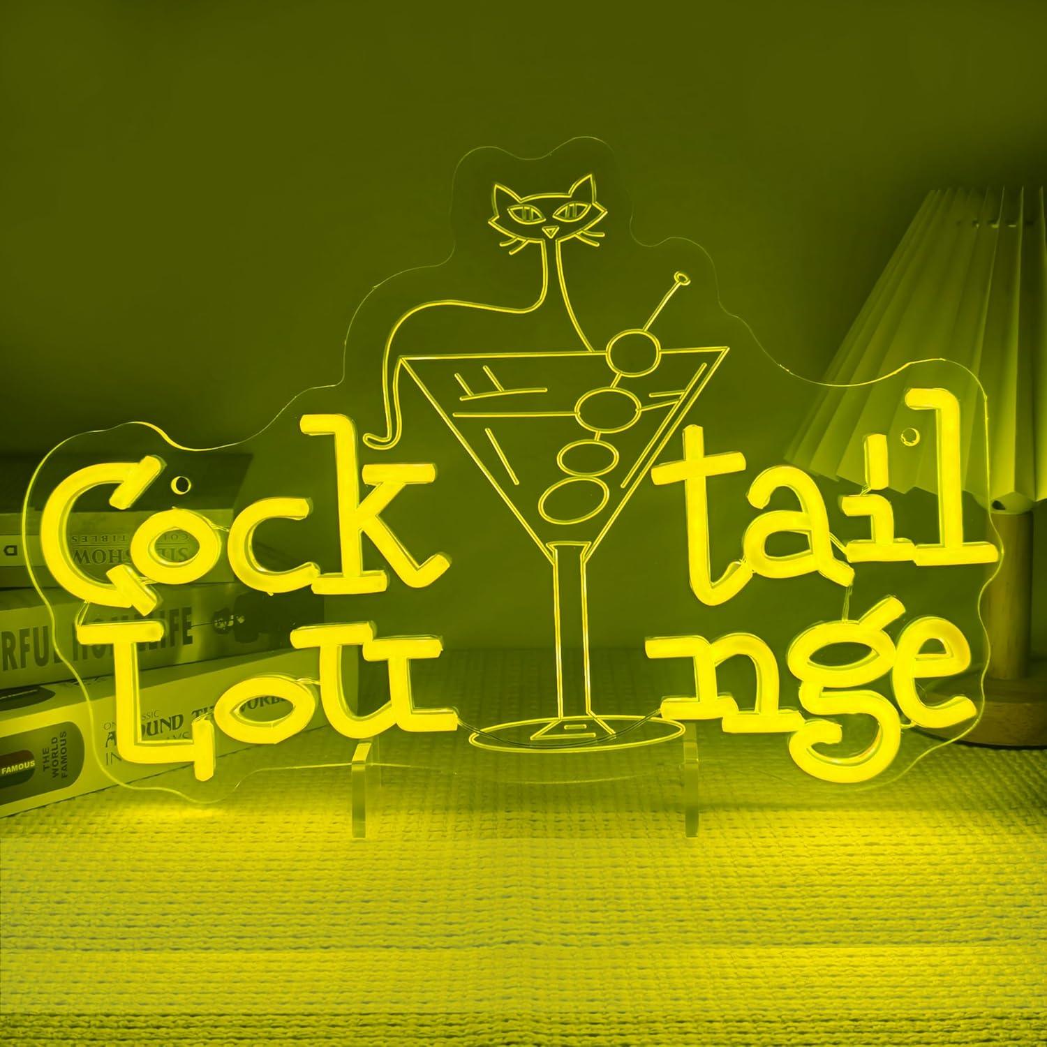 Cocktail-Lounge Neonschild Dim – Home Bar Cafe Bewertung und Preis