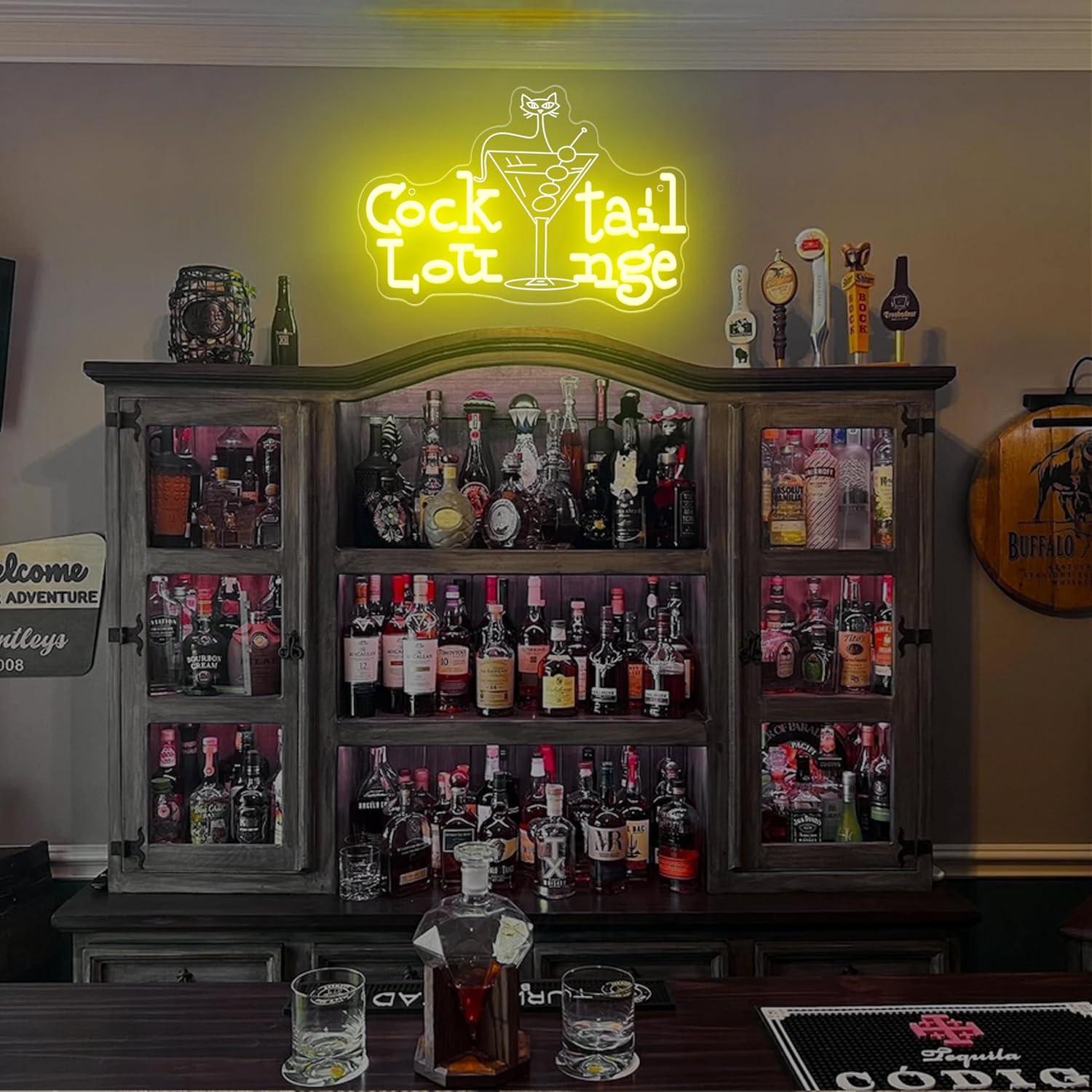 Cocktail-Lounge Neonschild Dim – Home Bar Cafe Bewertung und Preis